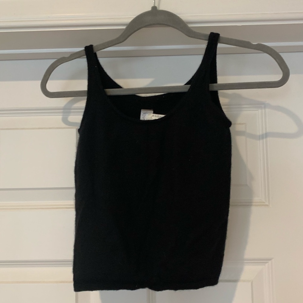 Luxury Black Cashmere Tank Top - Agnona